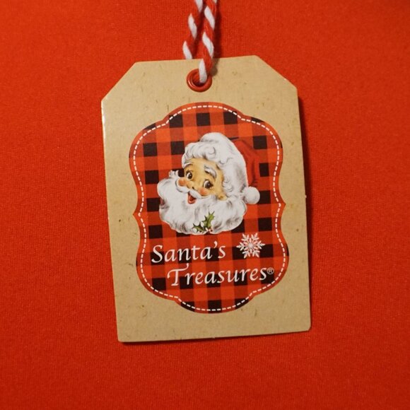 Santa’s Treasures Red Long Sleeve Tee Black and White Gnomes Women’s Medium - Picture 5 of 9